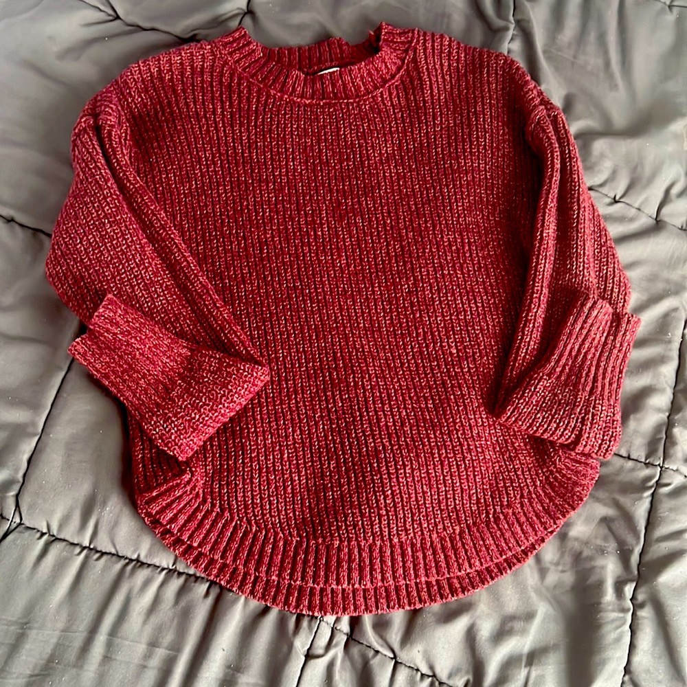 Red SO goods for life sweater. New.